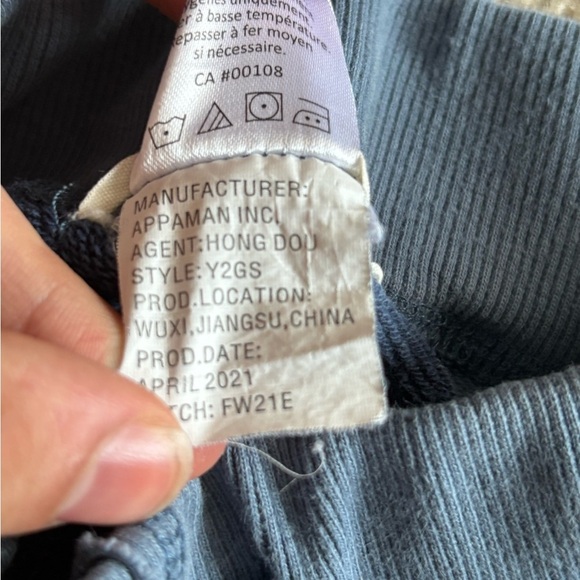 Kids appaman blue tie dye gym cotton comfy joggers sweatpants size 4T toddler - Picture 11 of 12